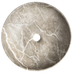 RONDANE keramické umyvadlo na desku Ø 41cm, breccia mramor (AR435BM)