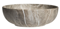 RONDANE keramické umyvadlo na desku Ø 41cm, breccia mramor (AR435BM)