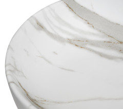 CALEO keramické umyvadlo na desku, 60x42cm, bianco carrara (CA590BC) (4)