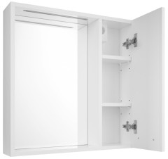 ZOJA/KERAMIA FRESH STRIP galerka s LED osvětlením, 60x60x14cm, pravá, bílá (45022S) (3)