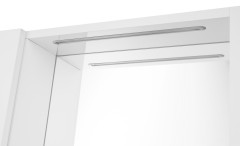 ZOJA/KERAMIA FRESH STRIP galerka s LED osvětlením, 60x60x14cm, levá, bílá (45021S) (2)