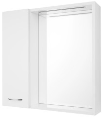 ZOJA/KERAMIA FRESH STRIP galerka s LED osvětlením, 60x60x14cm, levá, bílá (45021S) (4)