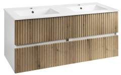PANEDA STRIP umyvadlová skříňka 119x55x45,2cm, dub emporio (PN312)