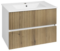 PANEDA STRIP umyvadlová skříňka 74,5x55x45,2cm, dub emporio (PN375)