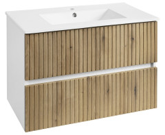 PANEDA STRIP umyvadlová skříňka 79,5x55x45,2cm, dub emporio (PN380)