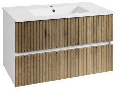 PANEDA STRIP umyvadlová skříňka 89,5x55x45,2cm, dub emporio (PN390)