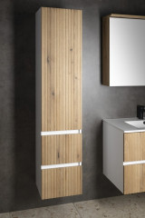 PANEDA STRIP skříňka vysoká 35x165x31cm, levá/pravá, dub emporio (PN265) (4)