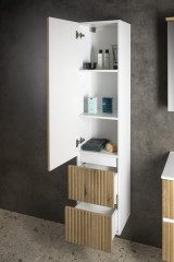 PANEDA STRIP skříňka vysoká 35x165x31cm, levá/pravá, dub emporio (PN265) (5)