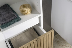 PANEDA STRIP skříňka vysoká 35x165x31cm, levá/pravá, dub emporio (PN265) (6)
