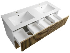PANEDA STRIP umyvadlová skříňka 119x55x45,2cm, dub emporio (PN312) (3)
