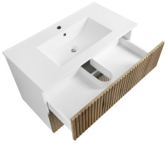 PANEDA STRIP umyvadlová skříňka 89,5x55x45,2cm, dub emporio (PN390) (4)