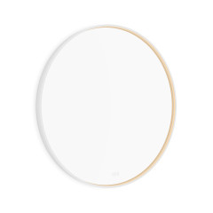 Bílé LED zrcadlo pr. 900 se dvěma dotykovými senzory