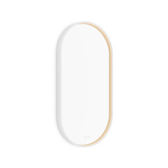Bílé LED zrcadlo 400x800 se dvěma dotykovými senzory