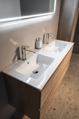 EZARA dvojumyvadlová skříňka 120x55x46cm, dub cuneo (EZ121-2525) (2)