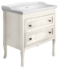 RETRO umyvadlová skříňka 83,5x80x43cm, starobílá (1631)