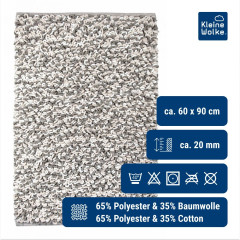 SLING koupelnová předložka obdélník 60x90cm, Macadamia (9192272519) (4)
