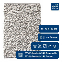 SLING koupelnová předložka obdélník 70x120cm, Macadamia (9192272225) (2)