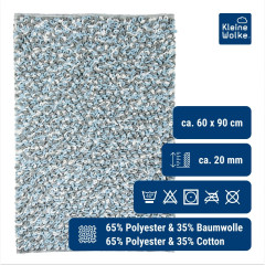 SLING koupelnová předložka obdélník 60x90cm, Opal (9192649519) (2)