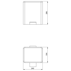 Odpadkový koš 5l, Soft Close, nerez mat (DR101)