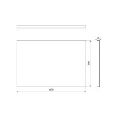 PLAIN panel boční 85x59cm (72695)