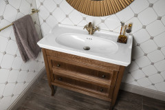 RETRO umyvadlová skříňka 83,5x80x43cm, buk (1630) (3)