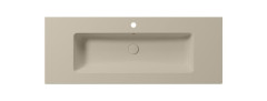 PURA keramické umyvadlo Slim 122x46cm, creta mat (8887108) (3)