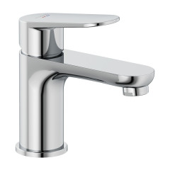 KLUDI X1 jednopáková umyvadlová baterie 75, bez výpusti, chrom (322900575) (1)
