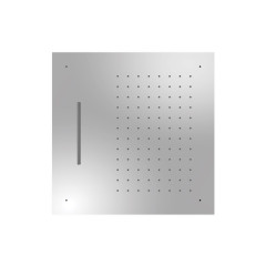 TRES hlavová sprcha s kaskádou a sprchovým deštěm 500x500mm, stropní, chrom (29995501)