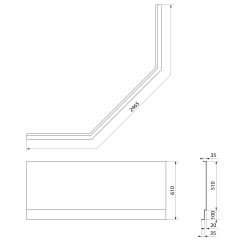 FLOSS obkladový panel čelní, bílá (98813) (2)