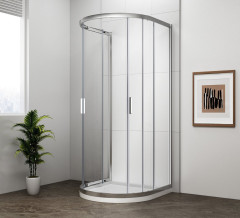 EASY půlkruhová sprchová zástěna 900x900mm, čiré sklo (EL4615) (3)