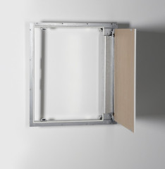 ZARZ revizní dvířka pod obklady 60x60cm, otevírání click-clack, podpěrná kolečka (ZV165K) (6)