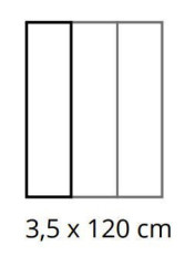 PLEIN AIR BOISERIE MOSAICO 30x120cm  - rozměr jednoho proužku