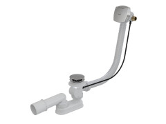 Vanová odpadová a přepadová souprava s napouštěním ALCA 80, chrom (VYPSAN80) (1)