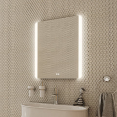 LED zrcadlo 500x700 se dvěma dotykovými senzory
