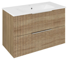 CIRASA umyvadlová skříňka 78x54x39cm, dub alabama strip (CR792-2322)