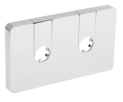 Q-START krycí rozeta pro středové připojení, chrom (QS515C)