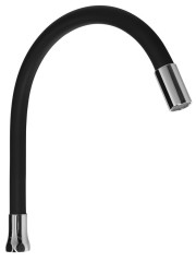 Flexibilní výtokové ramínko k baterii, 470mm, 3/4 ", černá mat (43983)