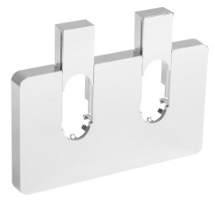 Q-START krycí rozeta pro středové připojení, chrom (QS515C) (3)