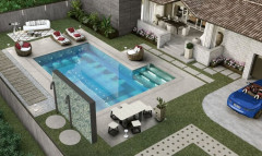 exteriérové použití dlažby