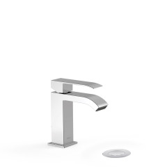 TRES CUADRO umyvadlová baterie s vodopádem s odtokovou soupravou, chrom (00610101D)