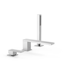 TRES CUADRO vanová baterie jednopáková stojánková 3-otvorová, chrom (00616105)