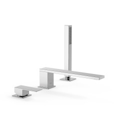 TRES CUADRO vanová baterie jednopáková stojánková 3-otvorová, chrom (00616103)