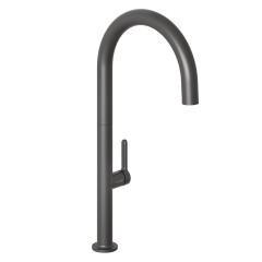 KLUDI AUREA dřezová jednopáková stojánková baterie, černá matná (558036675) (3)