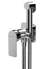 PAX podomítková bidetová baterie se Stop sprškou, chrom (XA13)