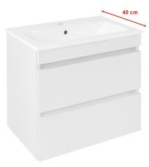 EZARA umyvadlová skříňka 58x54x39cm, bílá lesk (EZ592-3030)