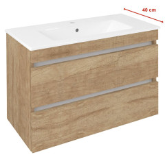 EZARA umyvadlová skříňka 78x54x39cm, dub alabama (EZ792-2222)