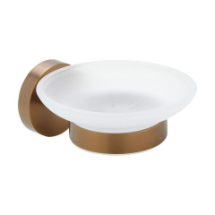 X-ROUND COPPER mýdlenka, mléčné sklo, měď mat (XR803PG)