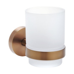 X-ROUND COPPER sklenka, mléčné sklo, měď mat (XR903PG)