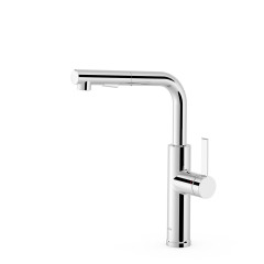 TRES dřezová jednopáková baterie s vyjímatelnou sprškou, chrom (23043803)