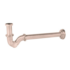 TRES sifon umyvadlový G11/4x32mm s čistícím otvorem, růžové zlato mat (03463820OPM)